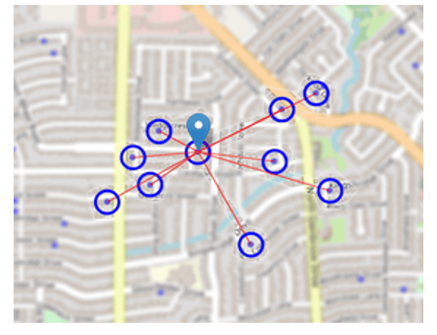 Ting Sensor Locations