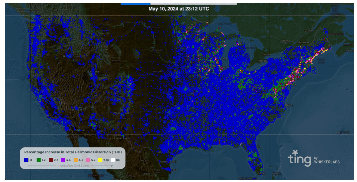 Solar Storm Impact 5/10/2024 23:12 UTC
