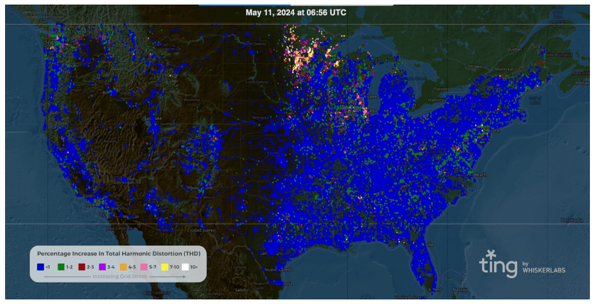 Solar Storm Impact 5/11/2024 06:56 UTC
