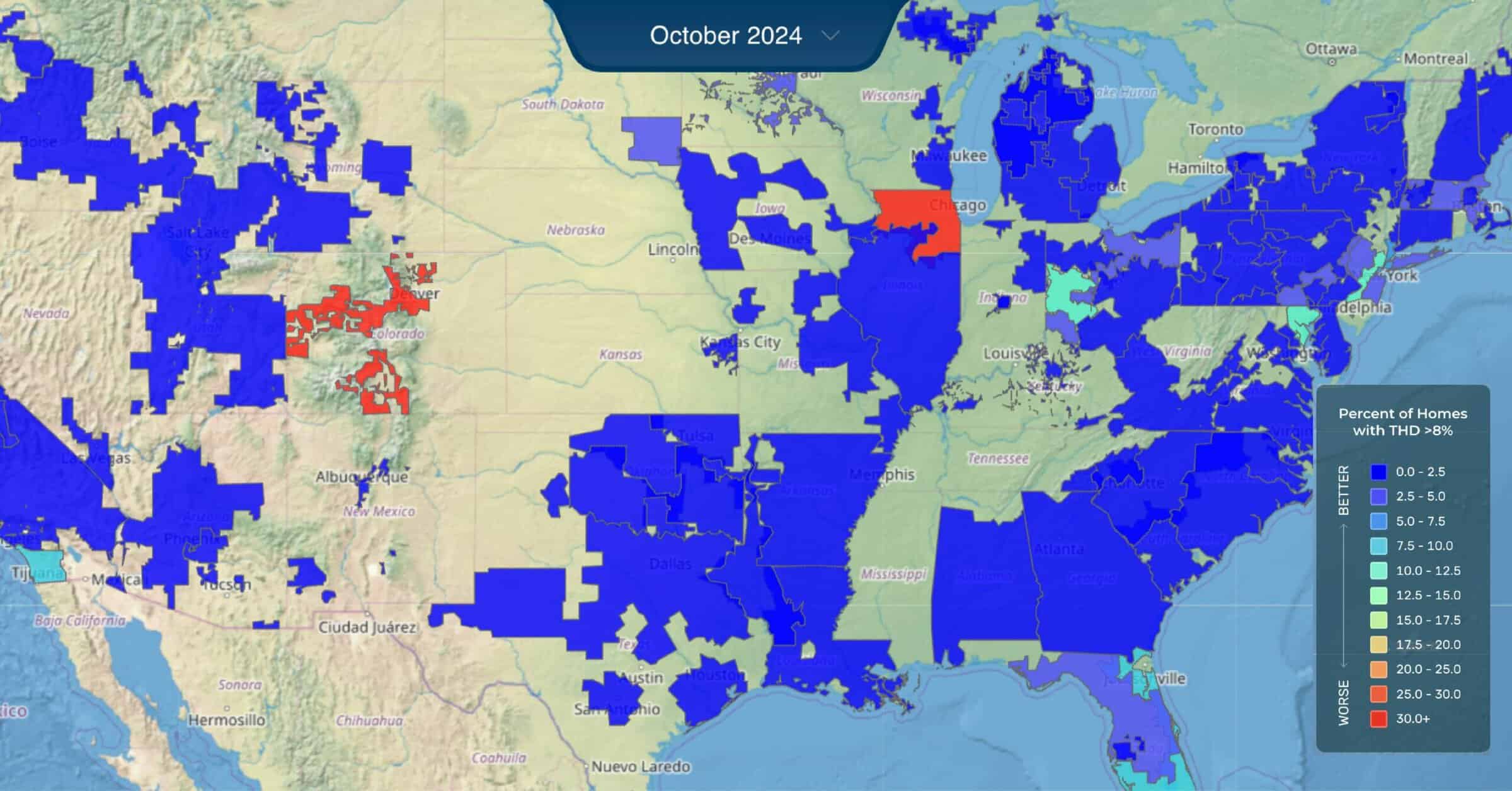 Analysis of Total Harmonic Distortion on the U.S. Electric Grid